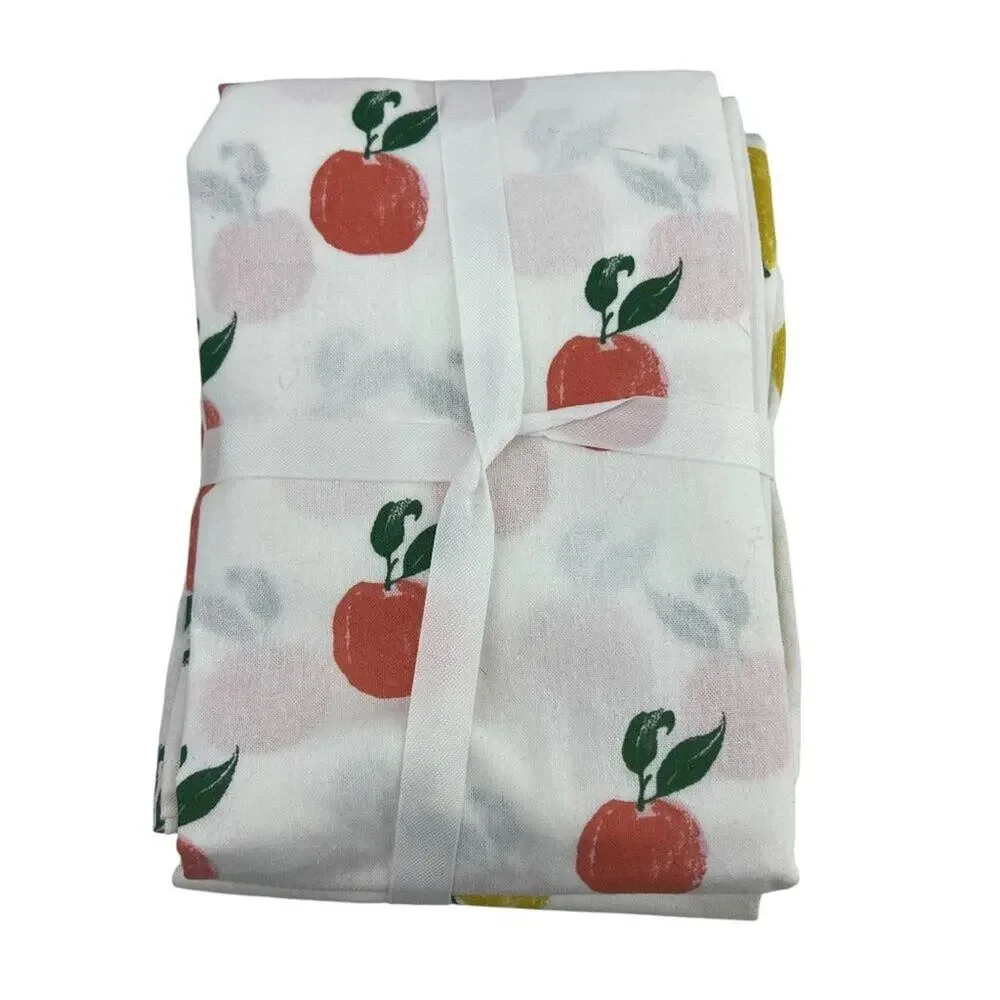 Opalhouse 2pk Multi Fruits Kitchen Towel Yellow/Peach Orange Yellow